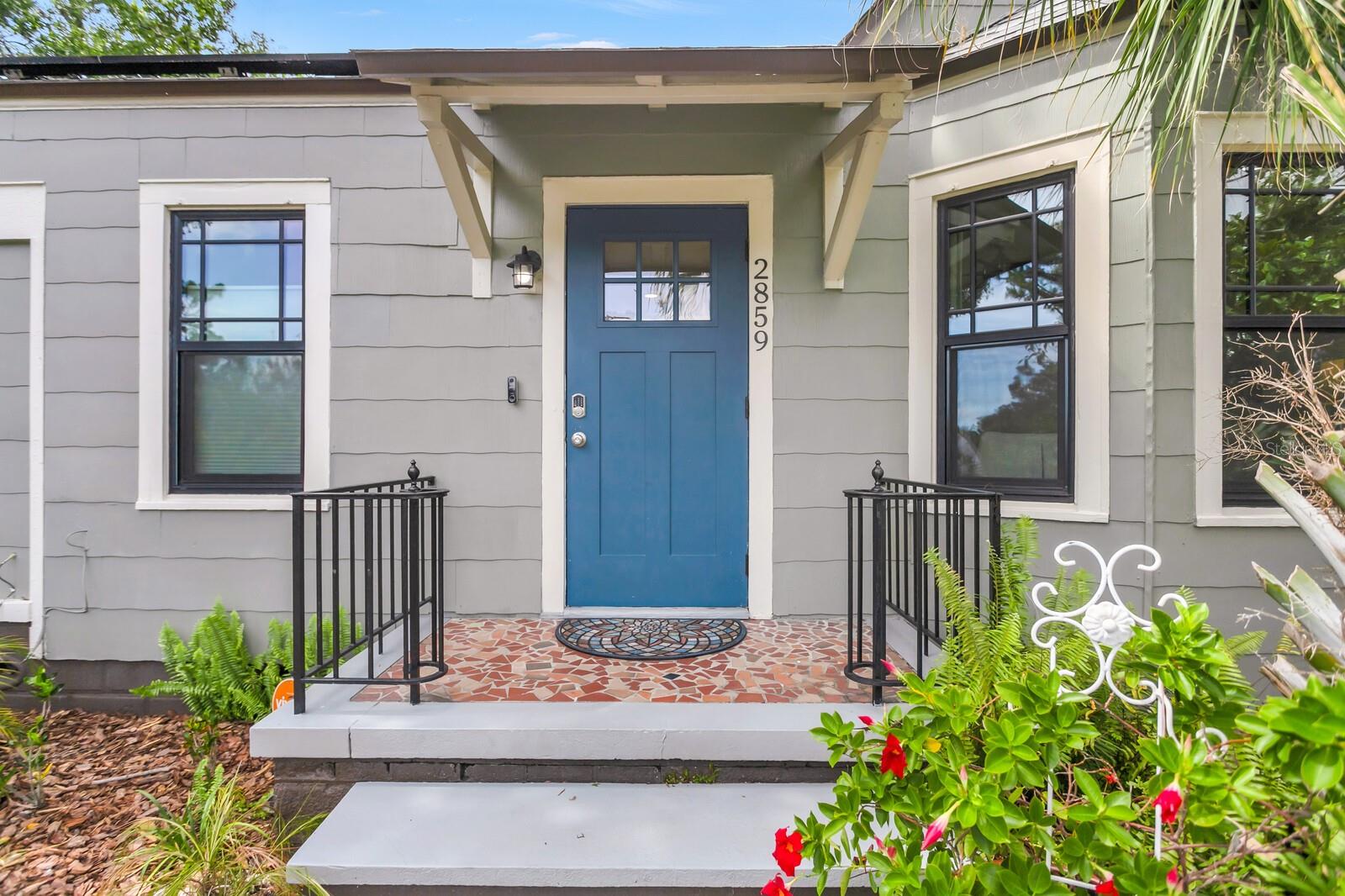 main house front door