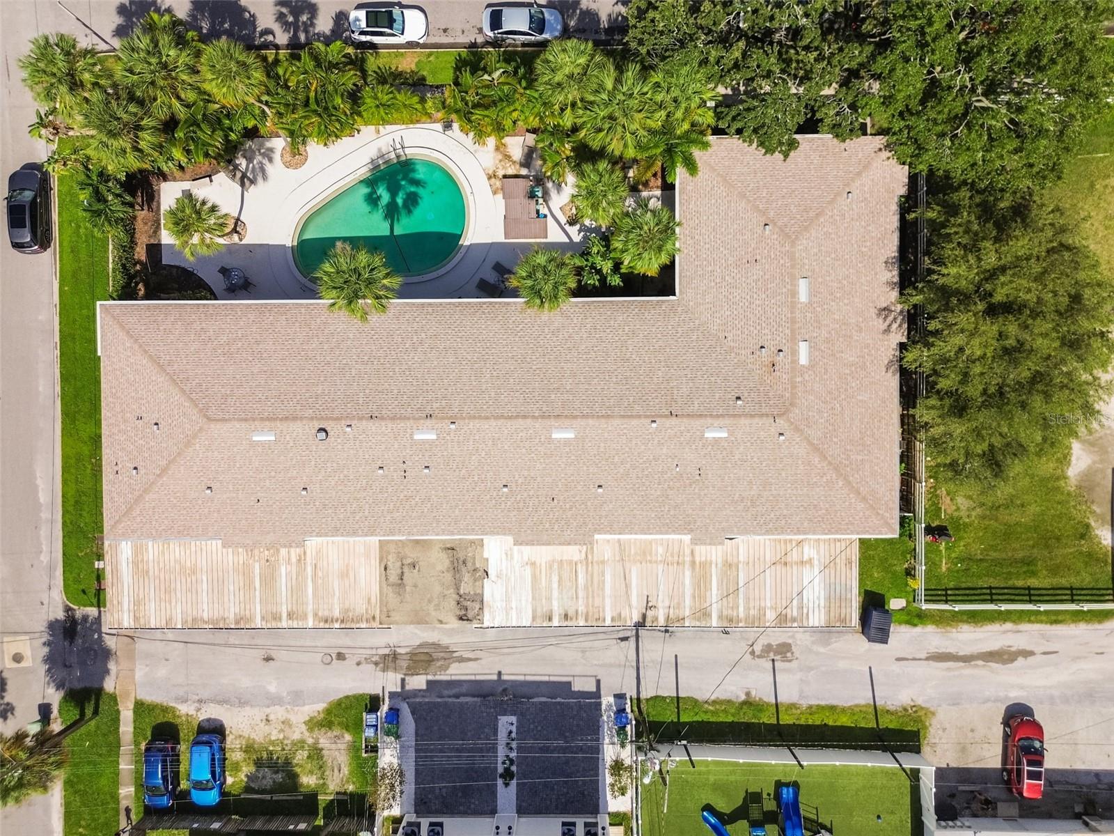 Drone Shot of Building