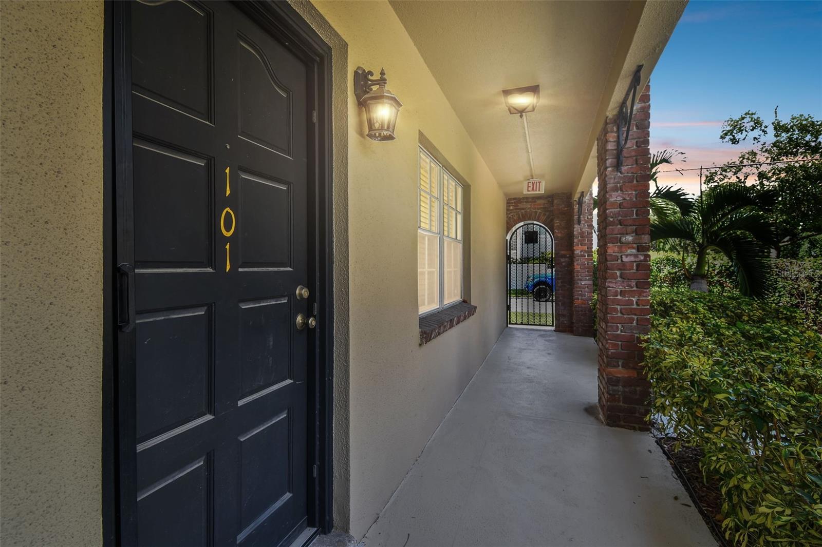 Front Door from Courtyard