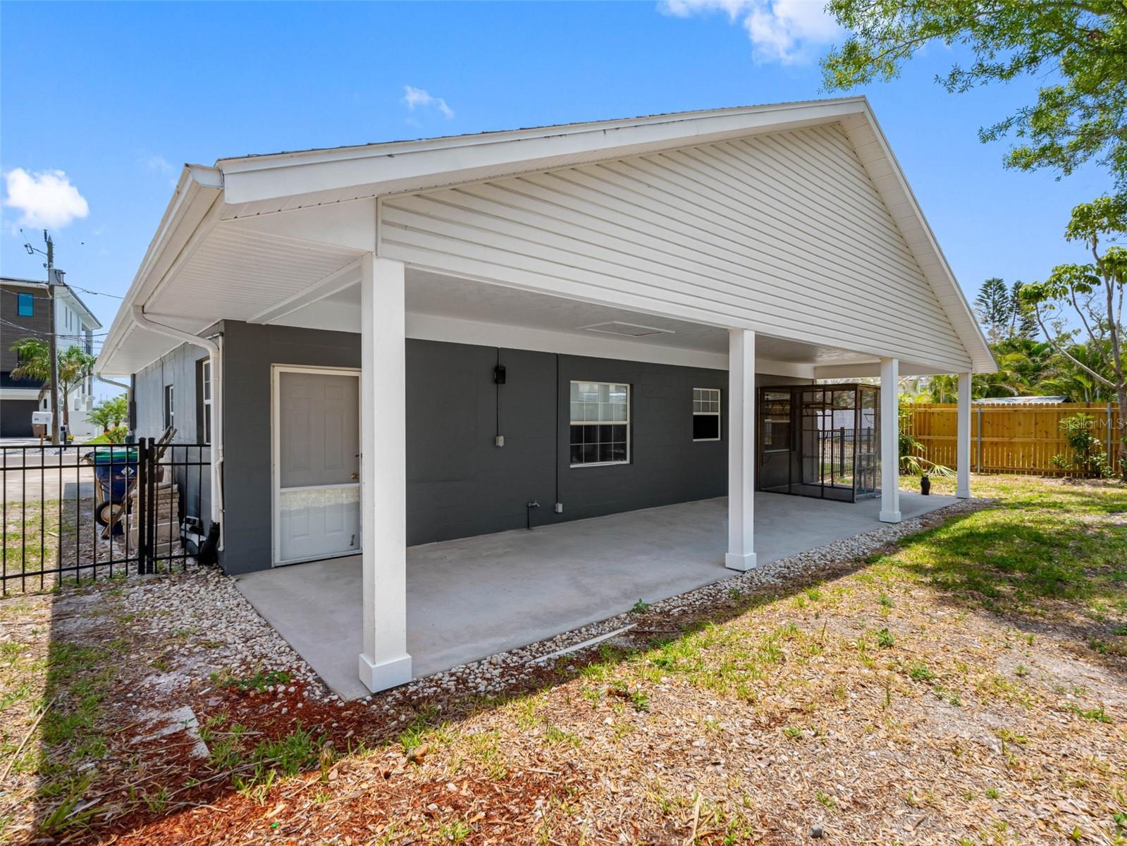 Covered Back Patio