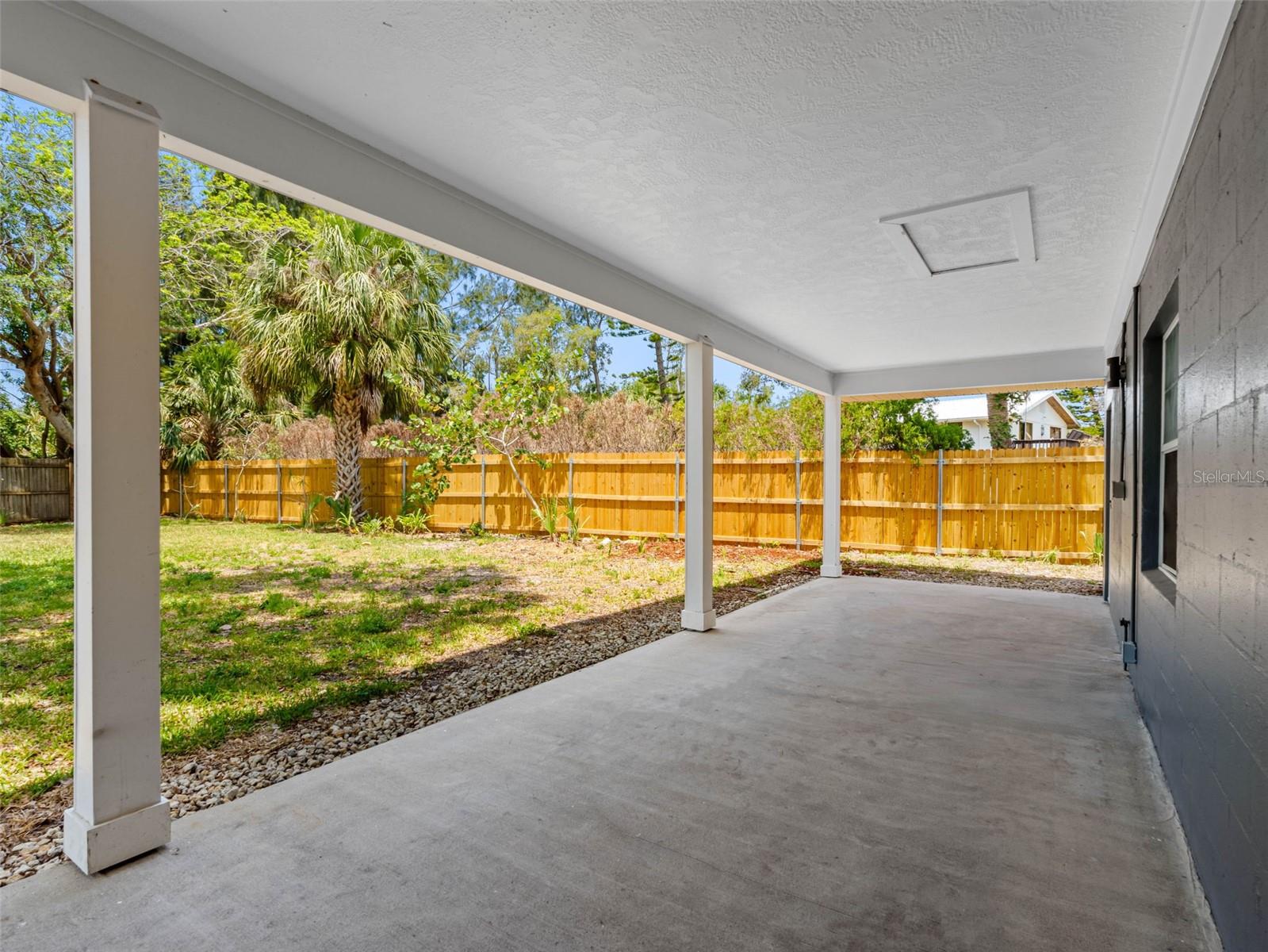 Covered Back Patio