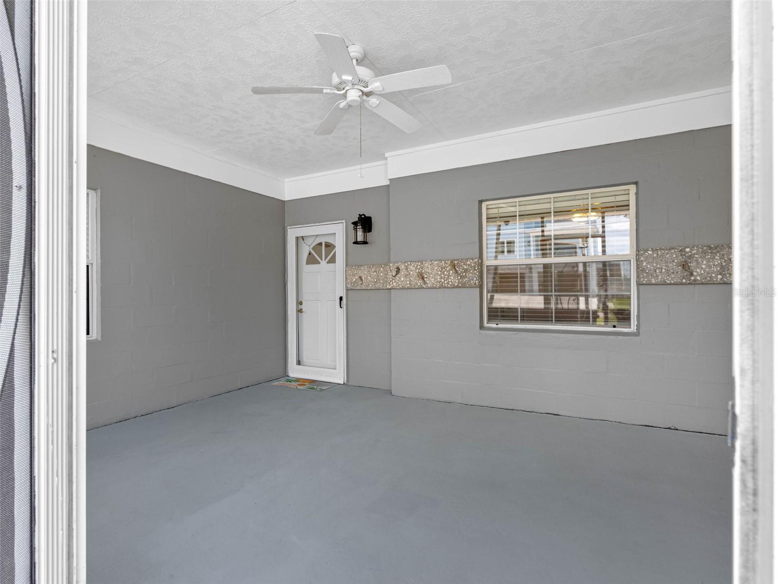Front Covered Screened Patio
