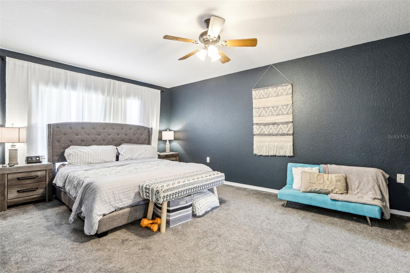 large primary bedroom