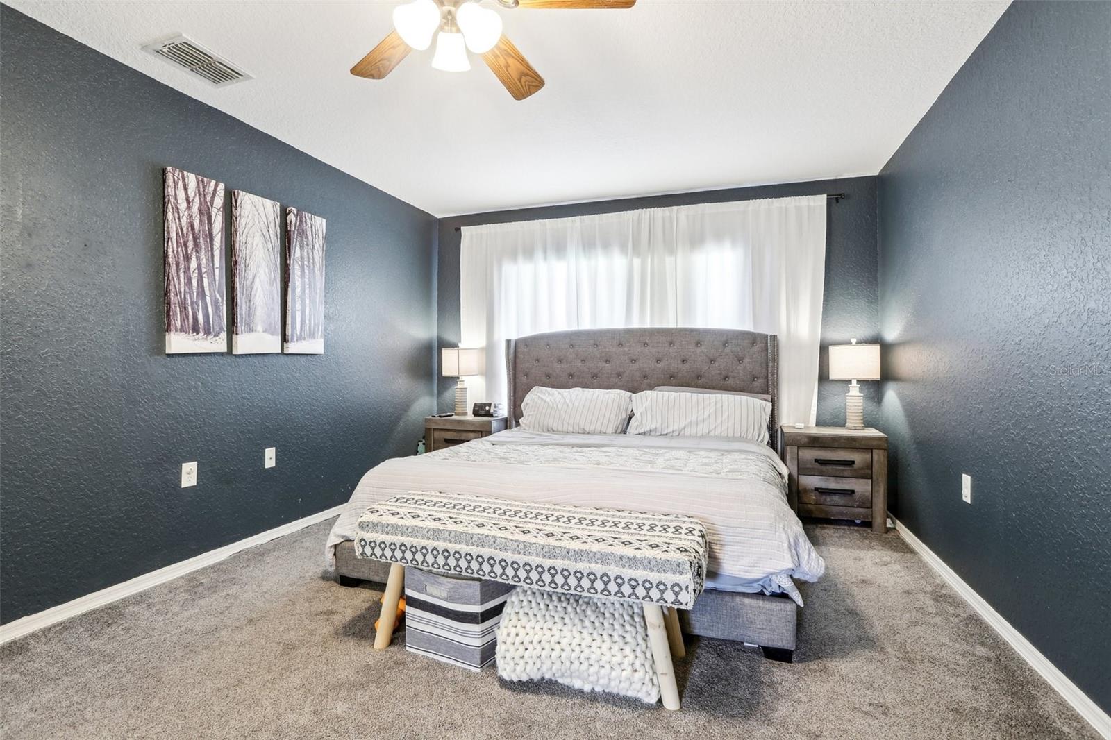 large primary bedroom