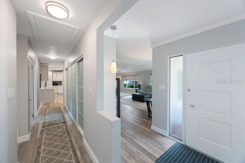 Foyer and hallway
