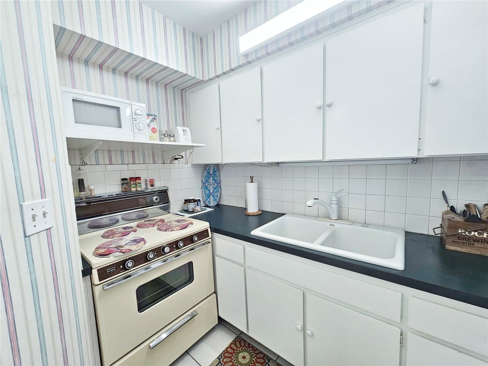 STOVE AND SINK AREA KITCHEN U-SHAPED