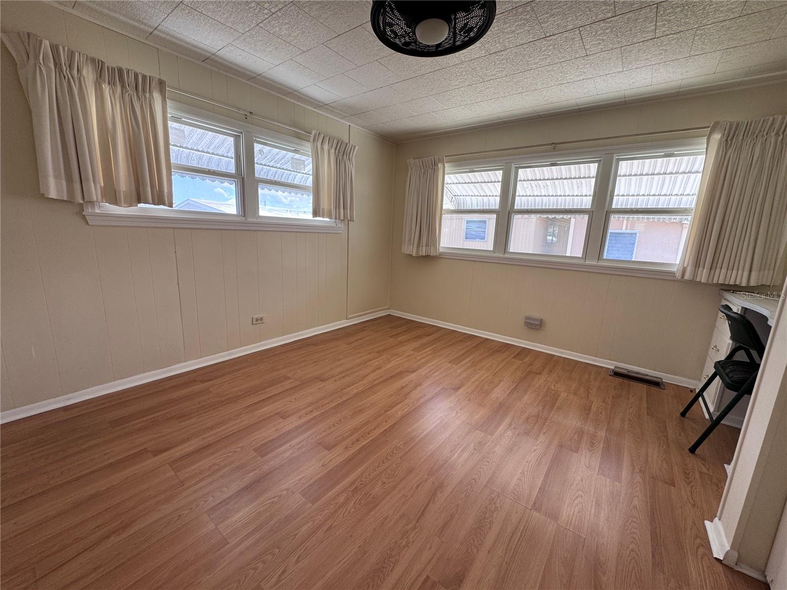 Primary Bedroom on the backside of the home.