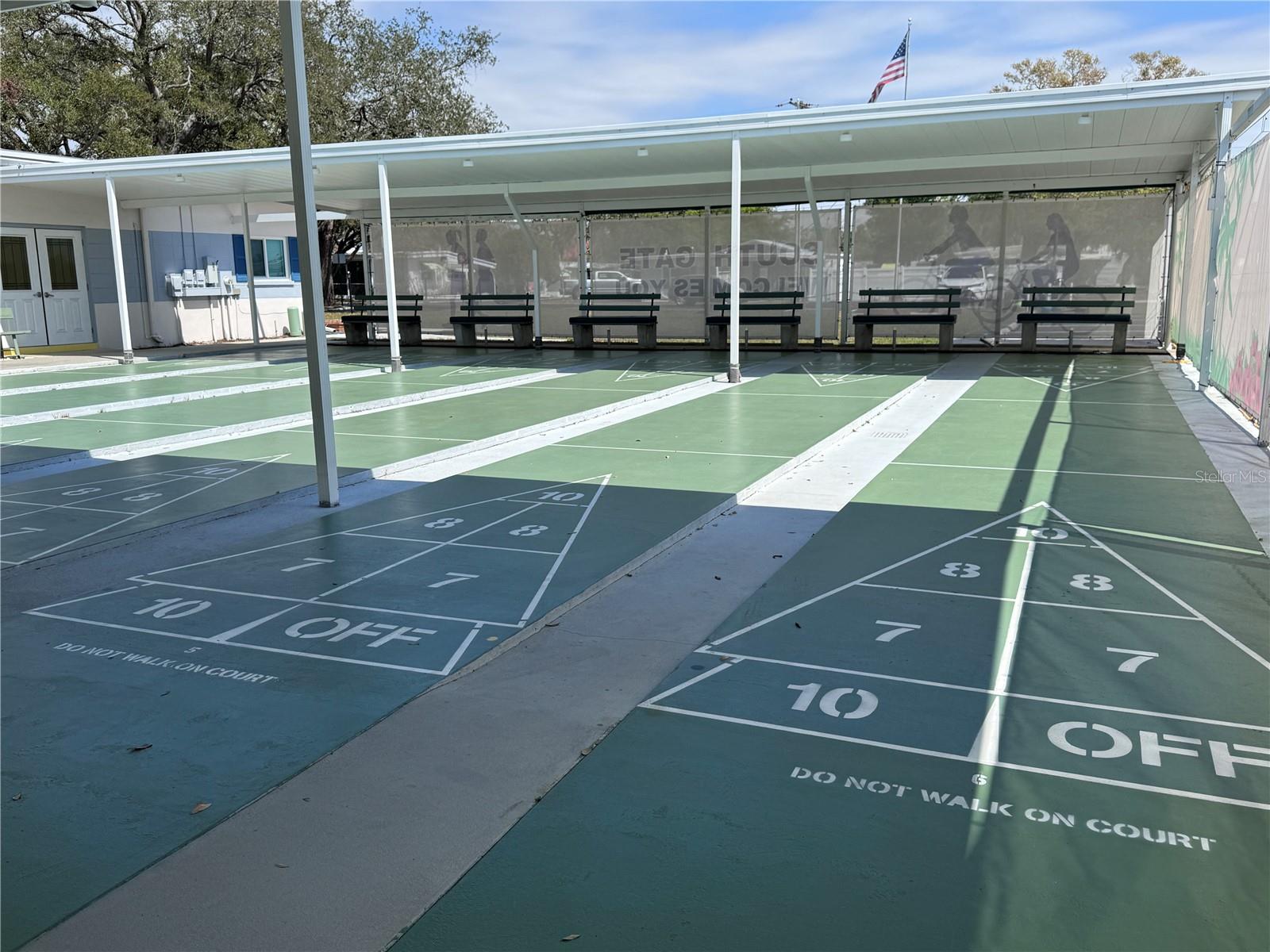 Shuffleboard Court