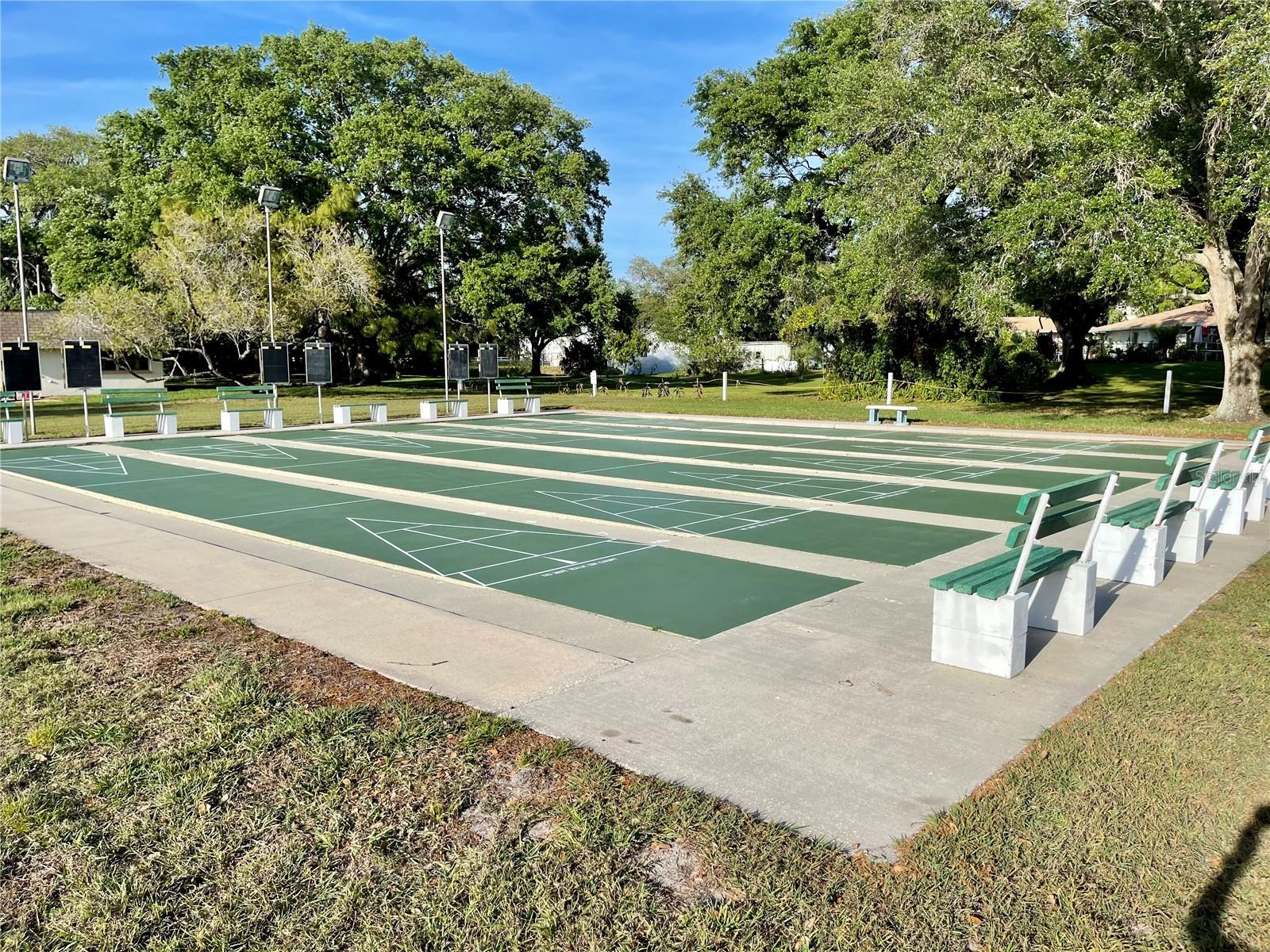 Community Shuffleboard Courts