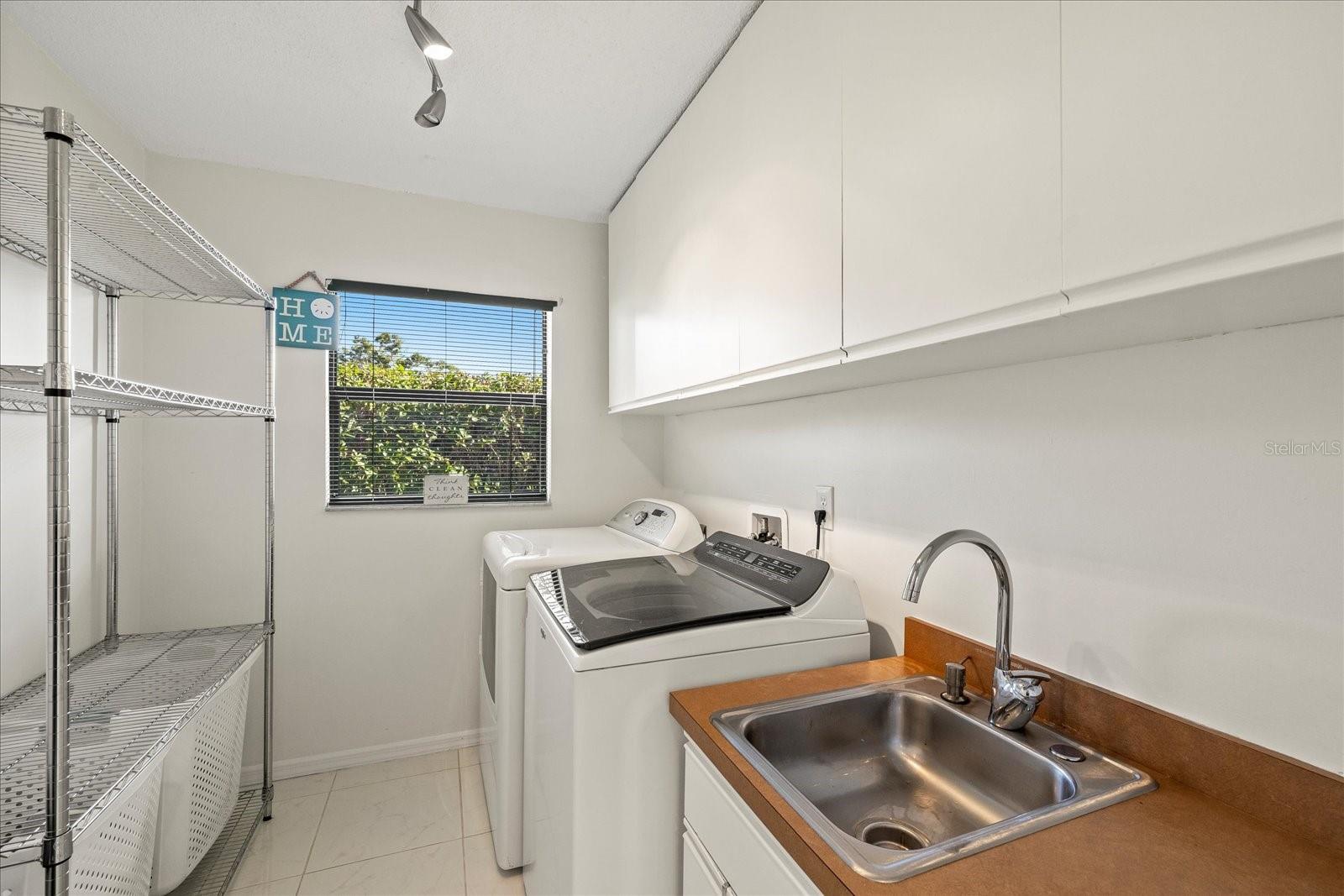 Spacious Laundry room off of bedrooms.