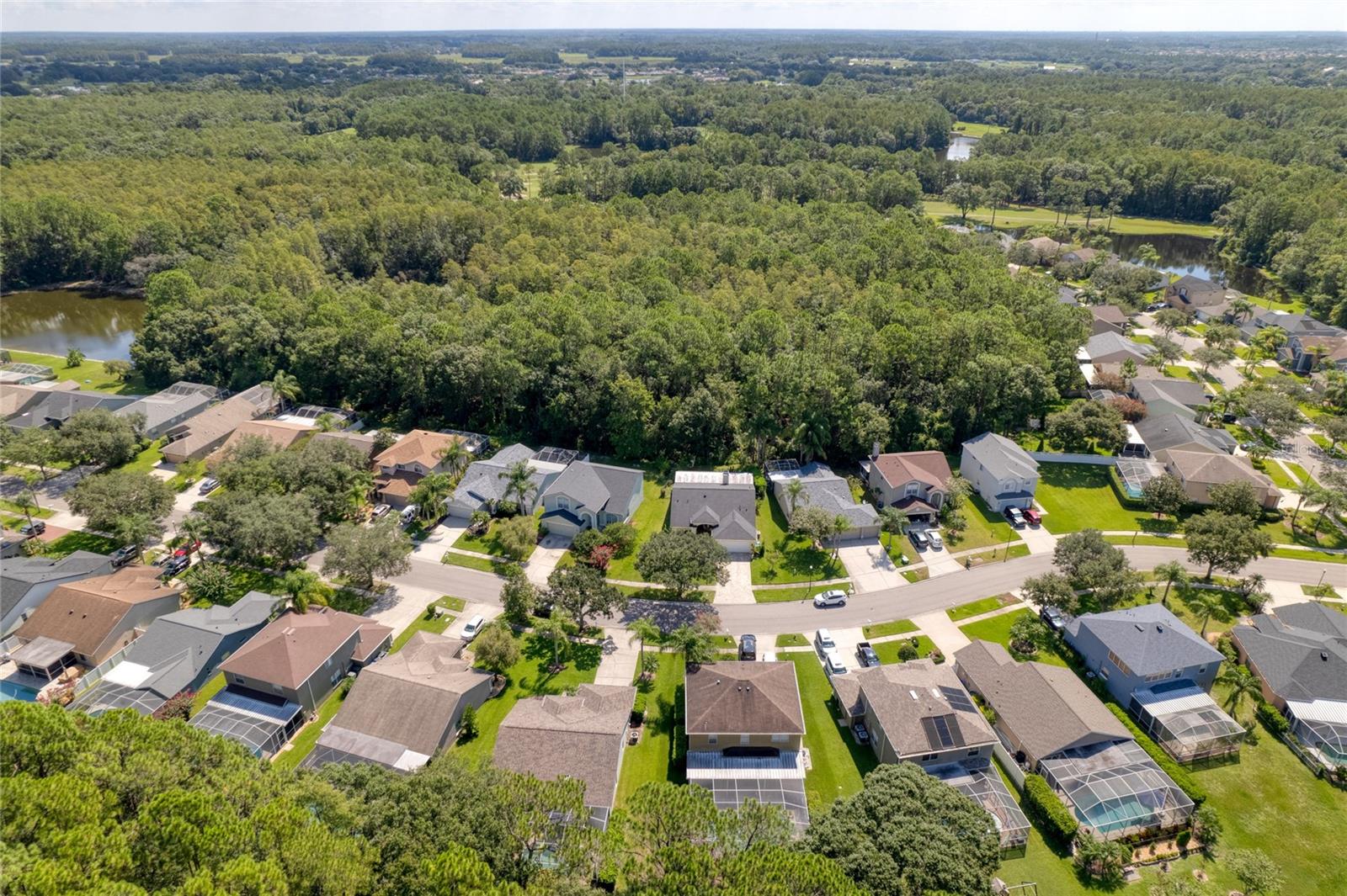 We have so much green space in The Eagles, you almost forget that Tampa Int'l Airport is 25 min away.