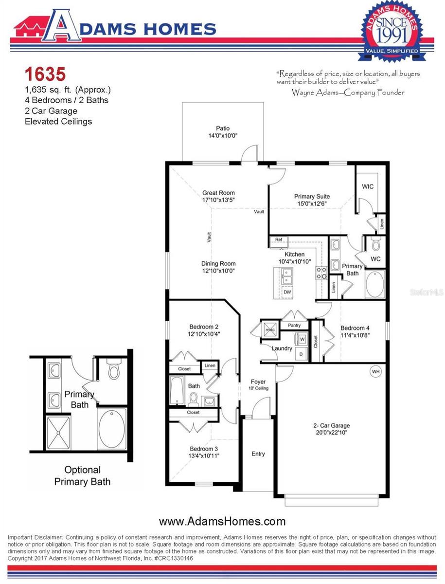 1635 Floor Plan