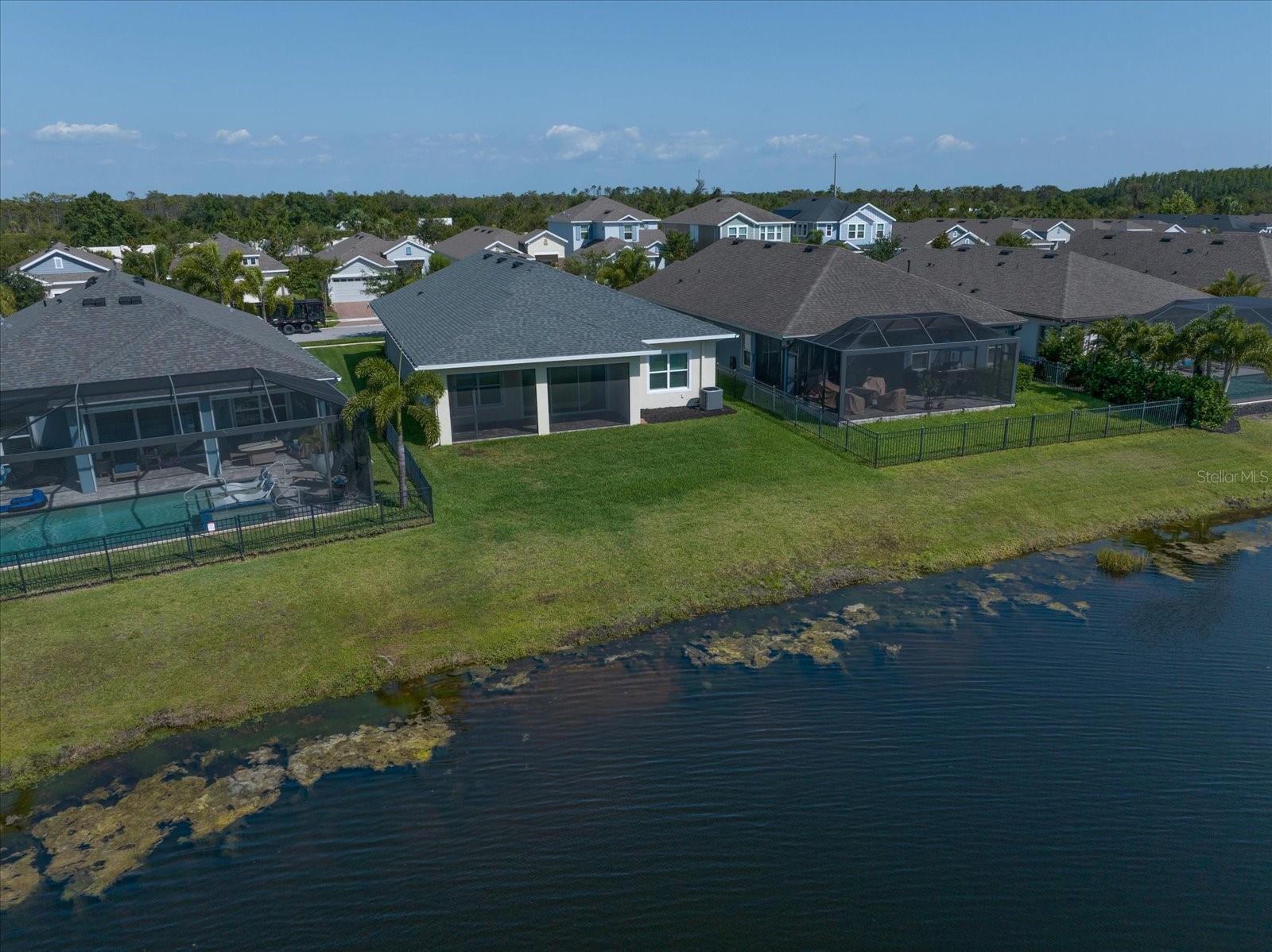 Aerial of the Backyard