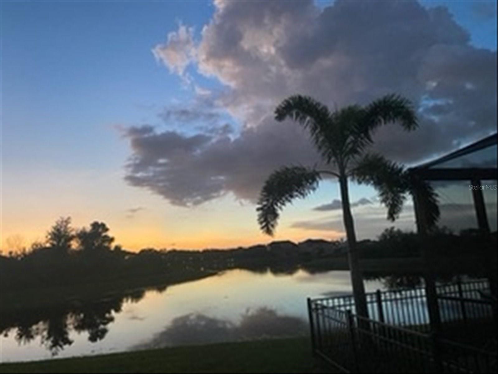 Sunset views from the Backyard