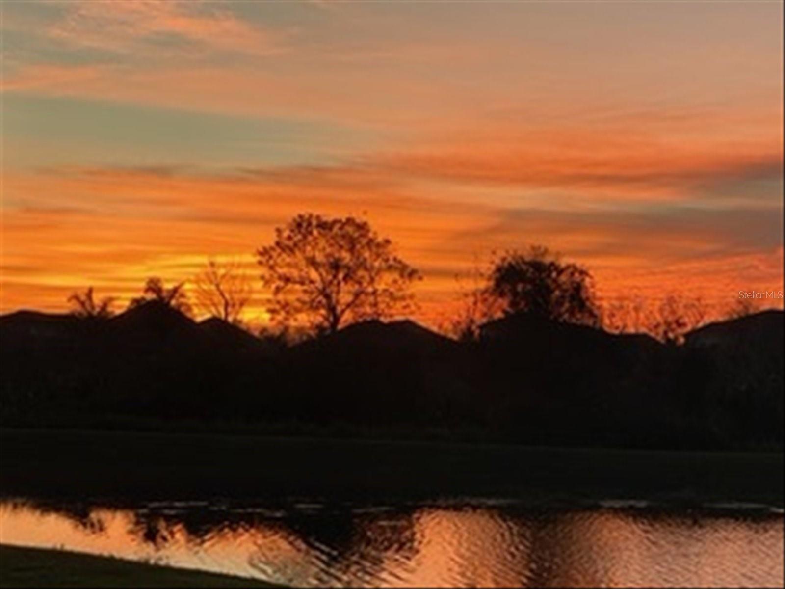 Sunset views from the Backyard