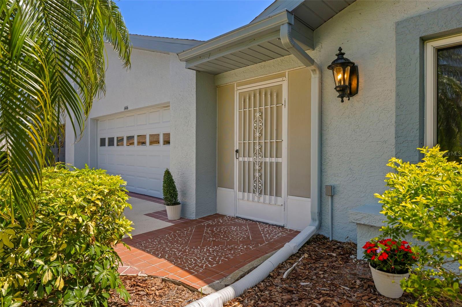 Screened front porch
