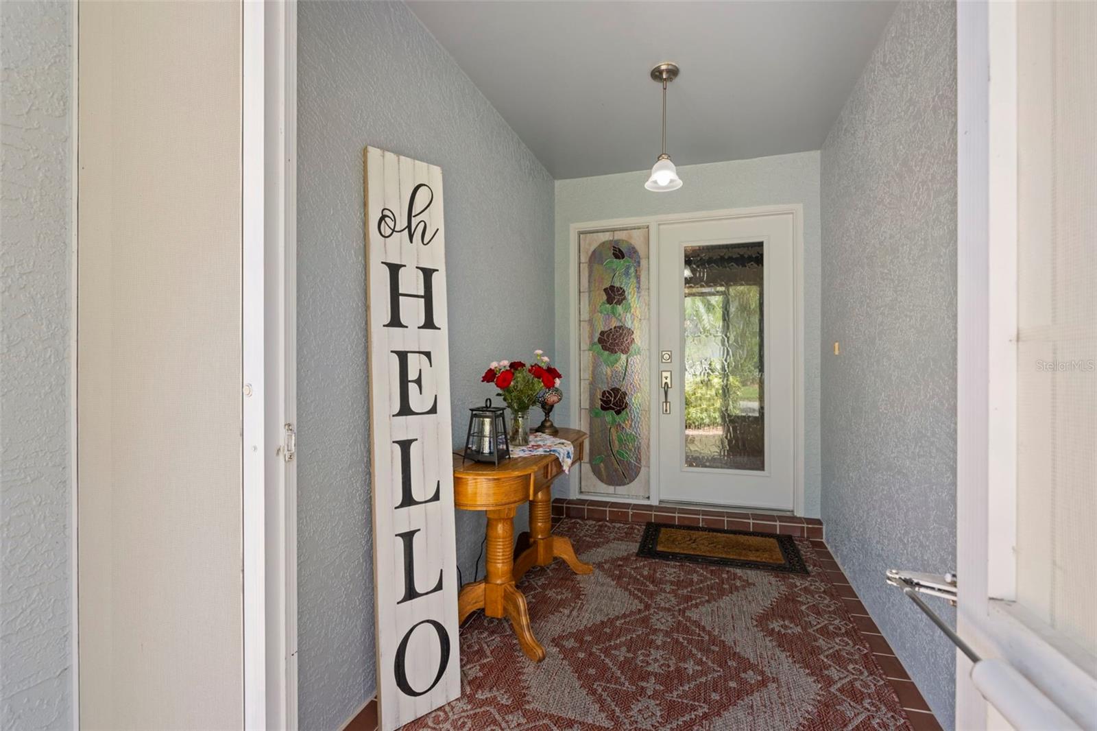 Welcoming front entry