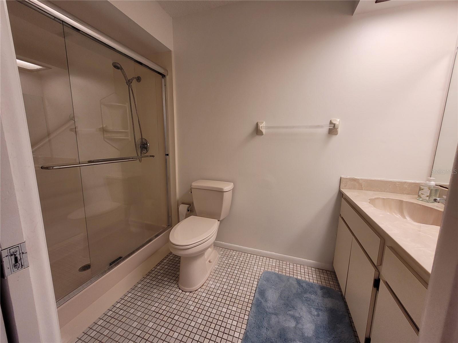 Master bathroom with shower