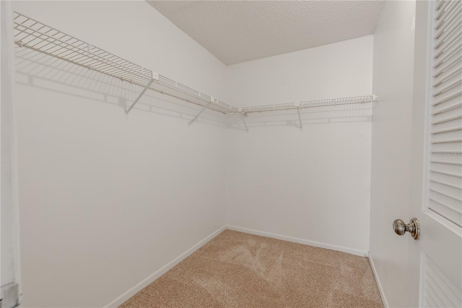 Primary closet