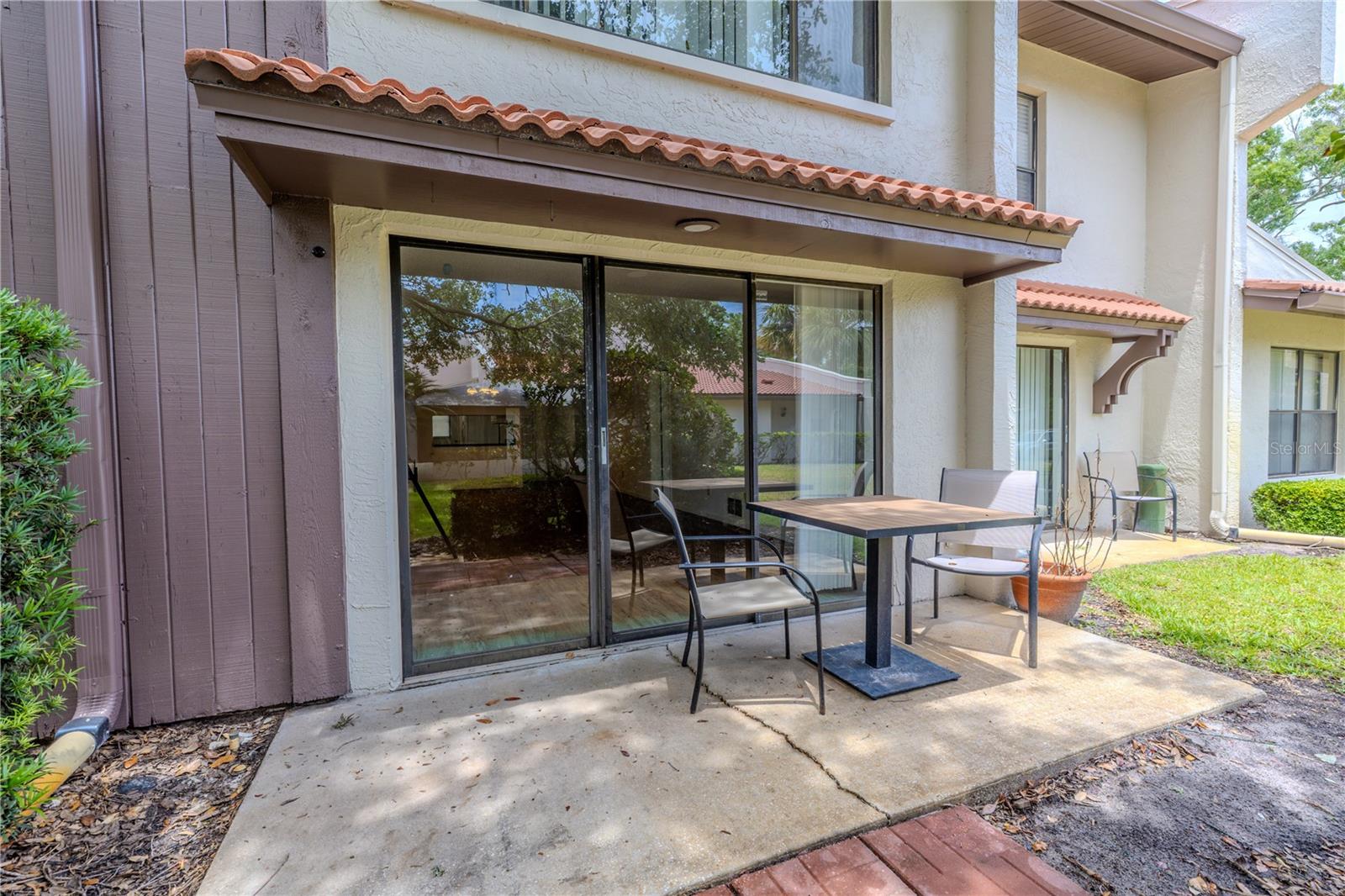 Rear patio