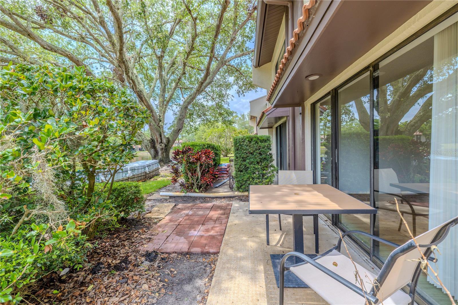 rear patio
