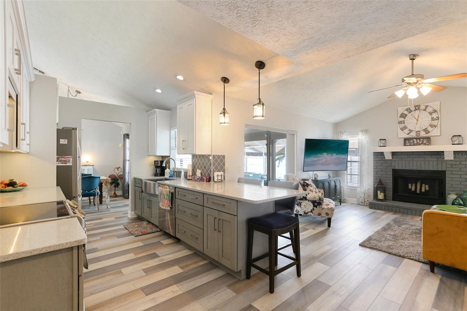RECENTLY RENOVATED KITCHEN ADDS BEAUTY AND CHARM