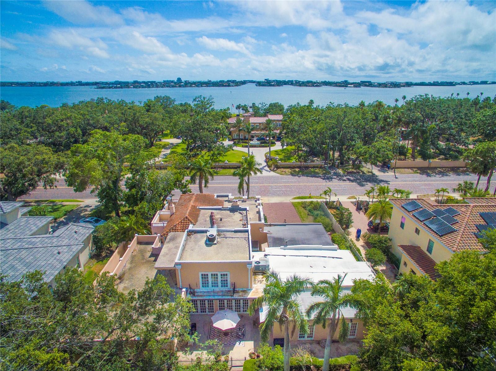 The property is on the historic brick streets on Jungle Prada, near the beaches, shopping and downtown