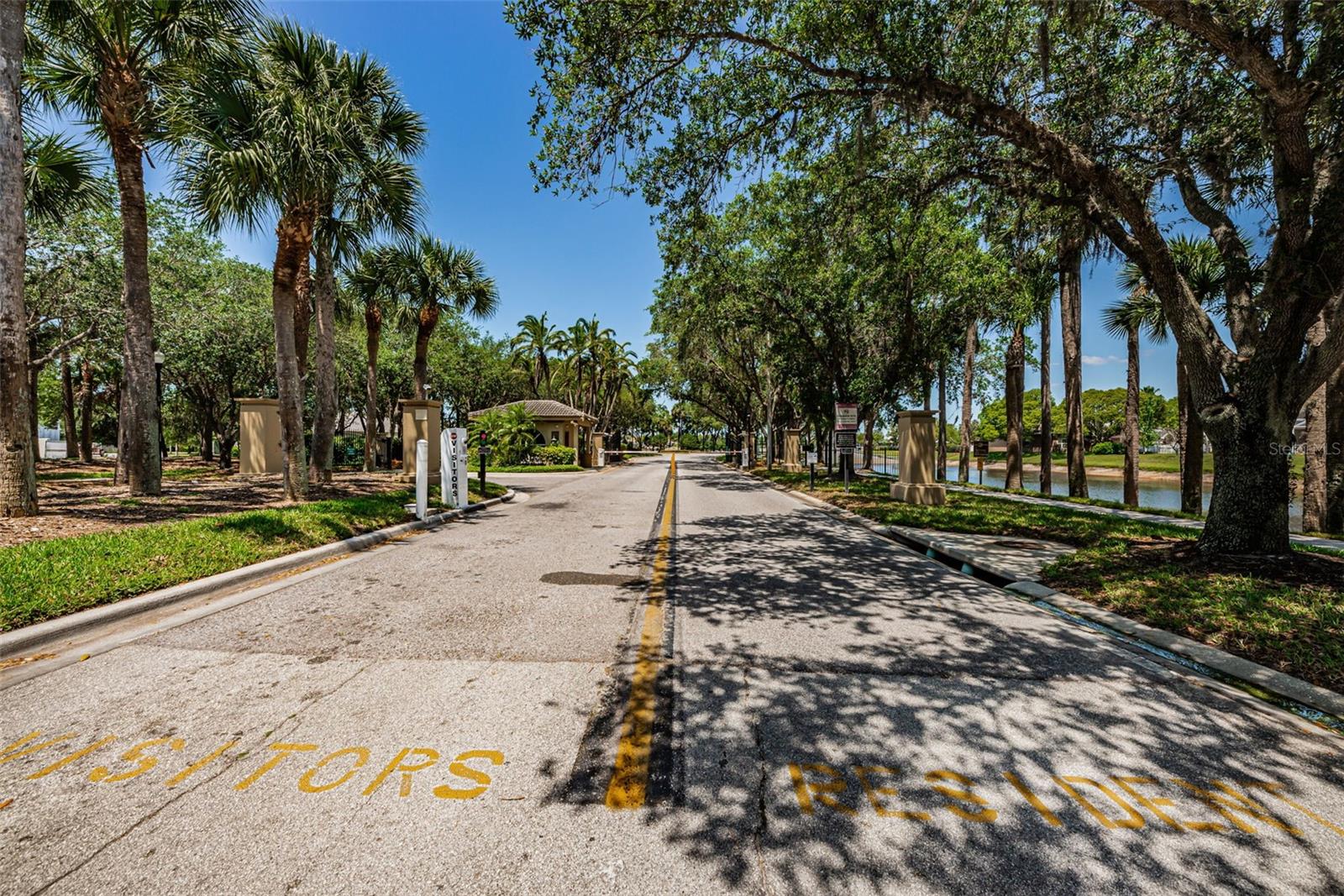 Community Gated Entrance