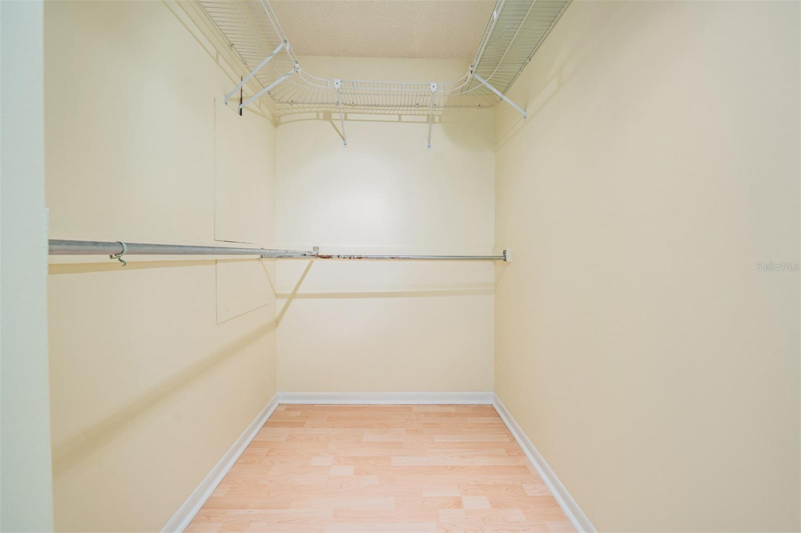 Primary closet
