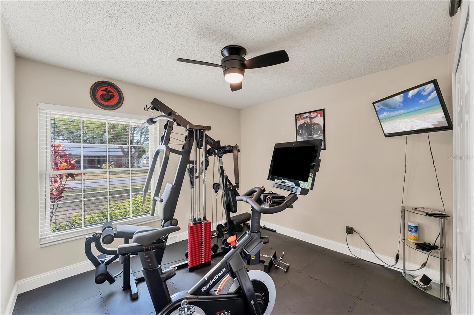 Fourth Bedroom (gym)