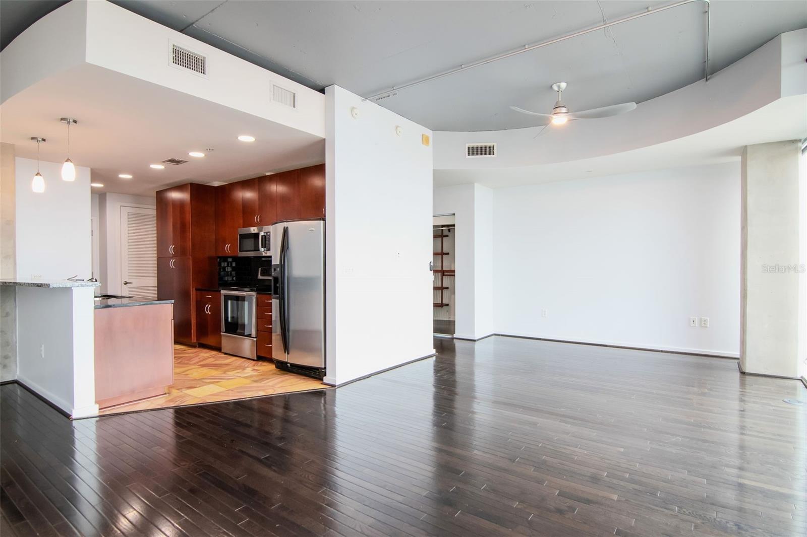 Open floor-plan