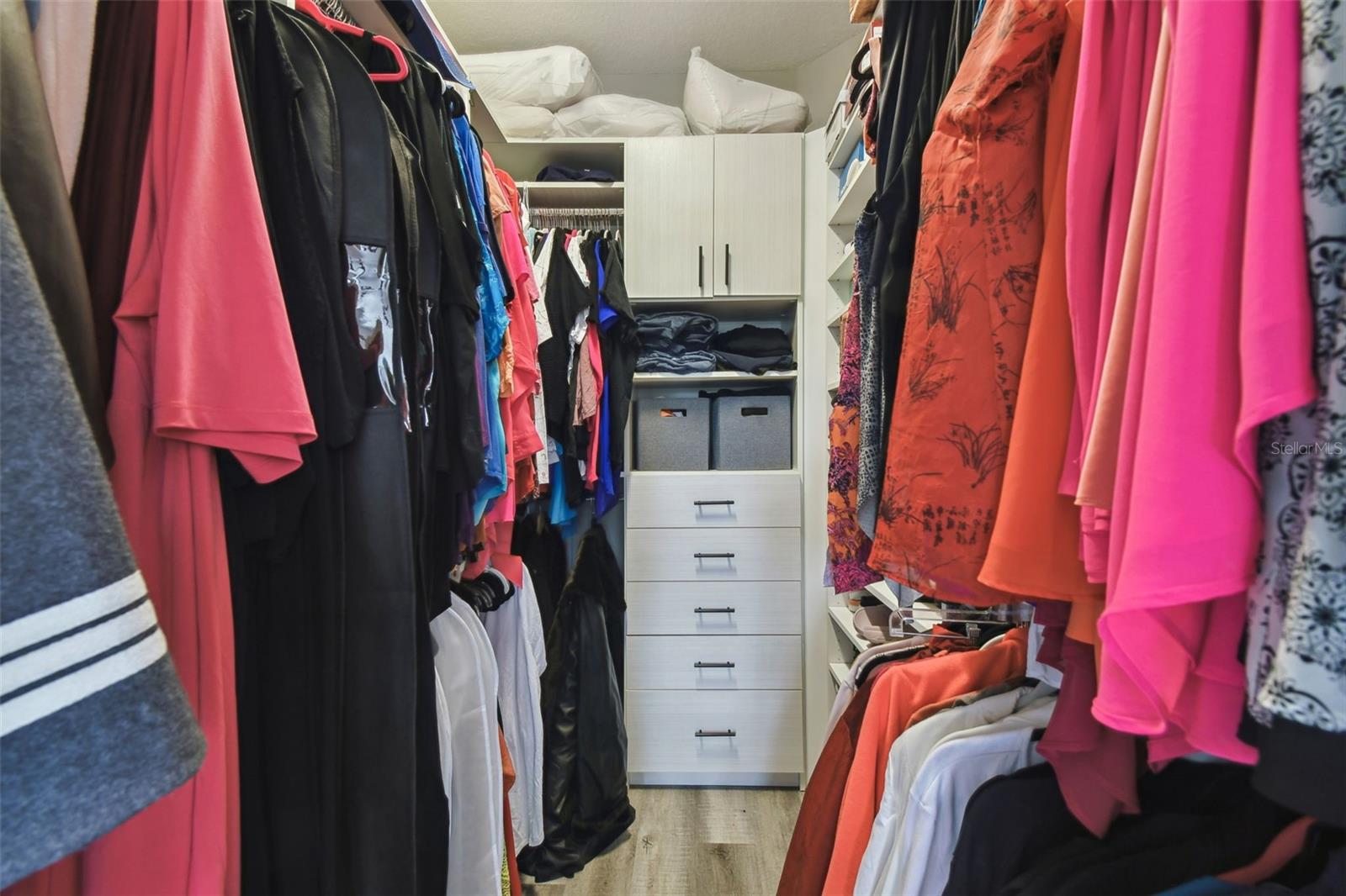 Primary closet