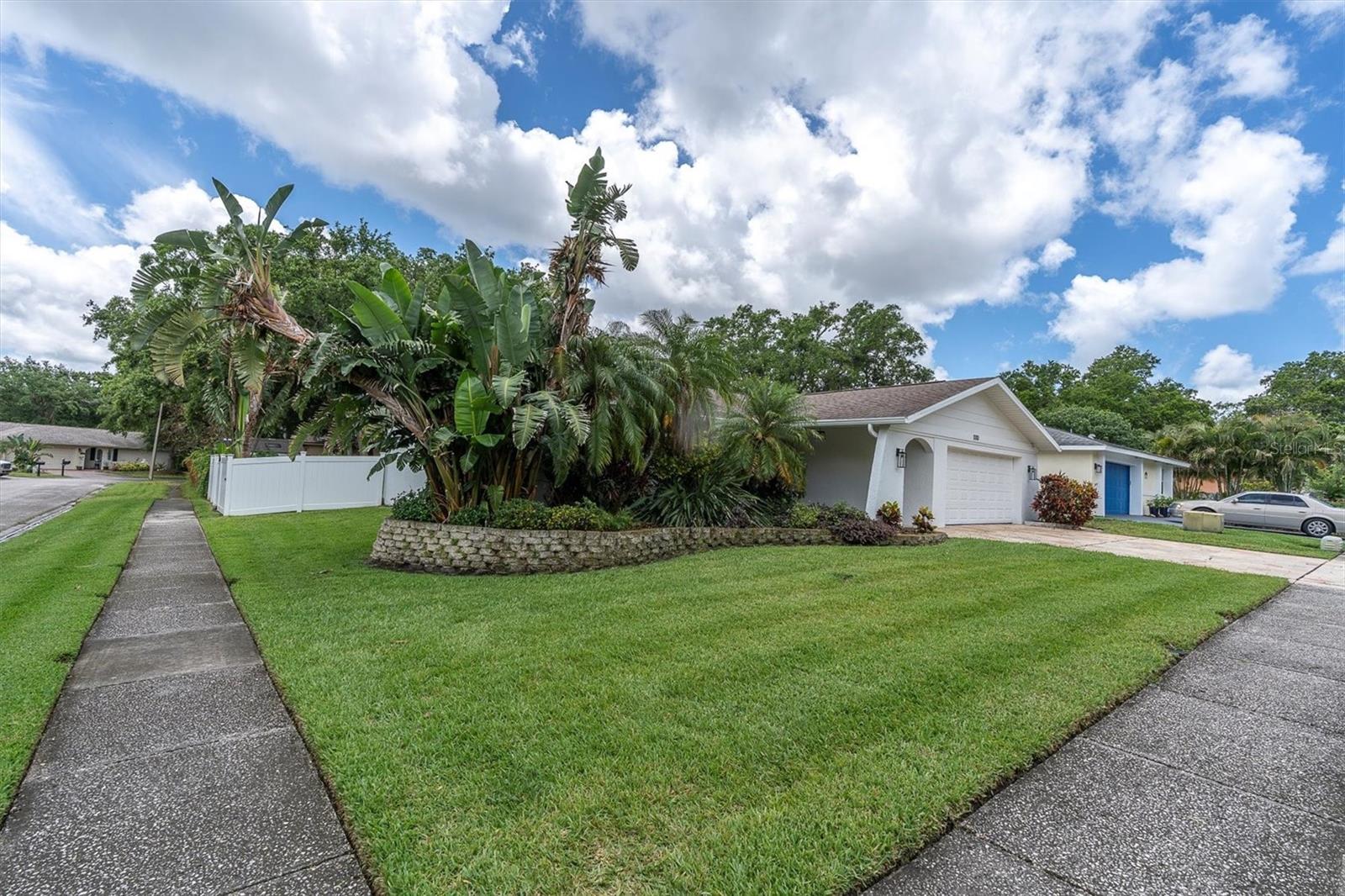 Front of House Corner Lot