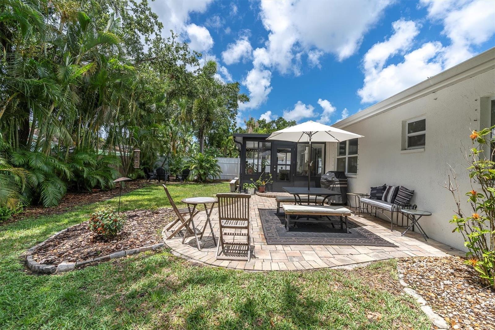 Backyard Patio and Grilling Area