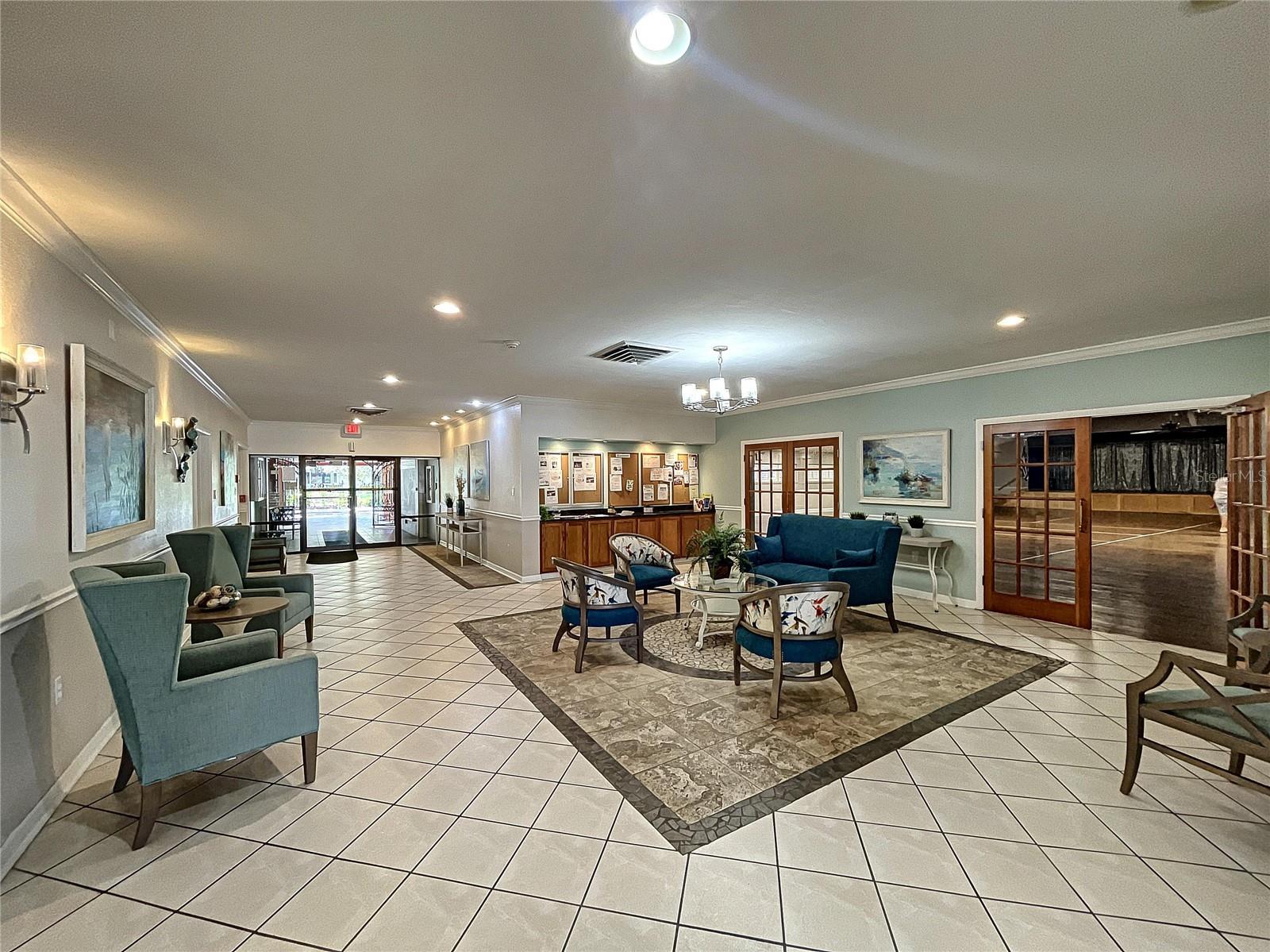 Community Clubhouse Lobby