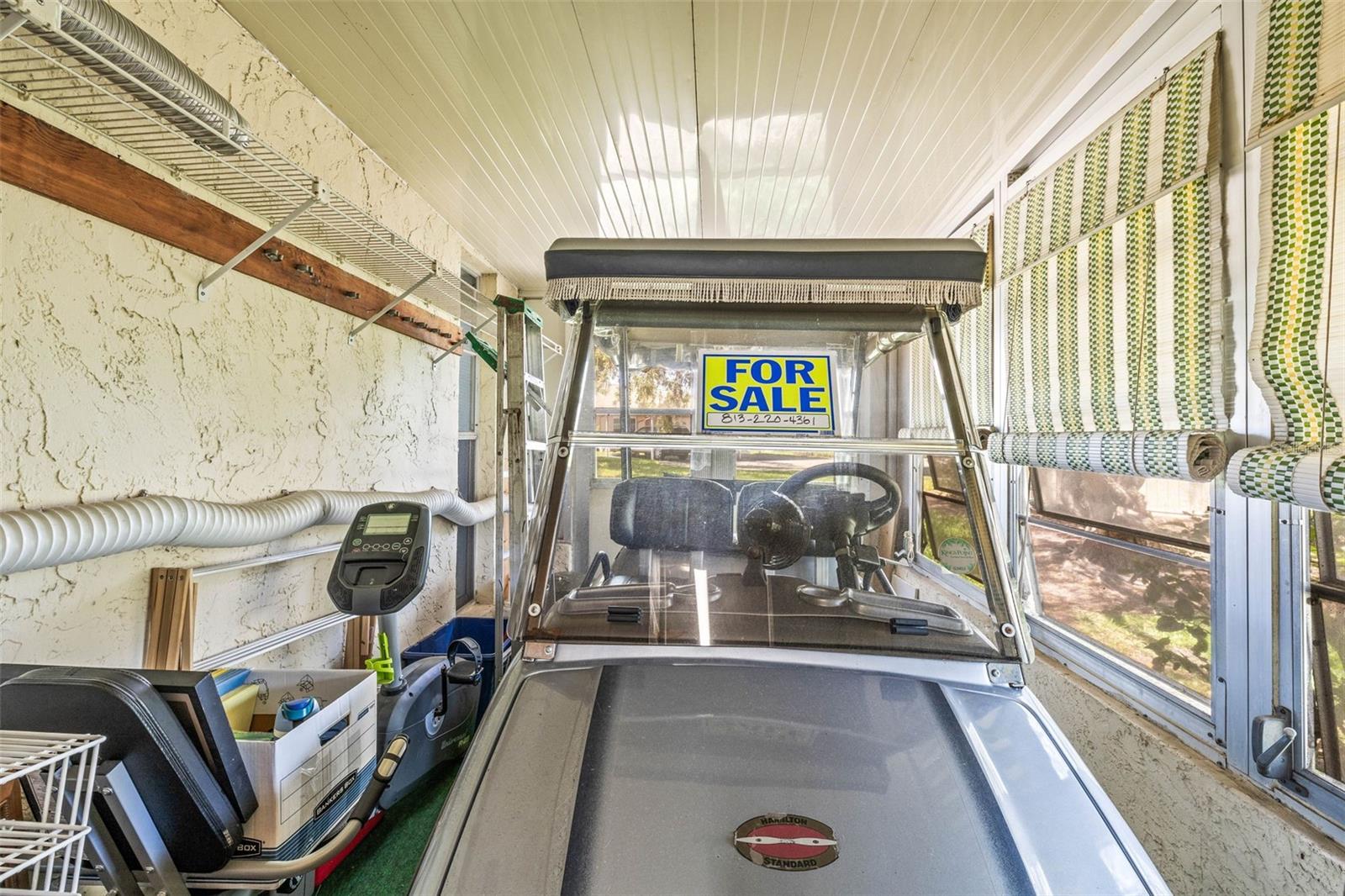 Golf Cart Garage with more storage