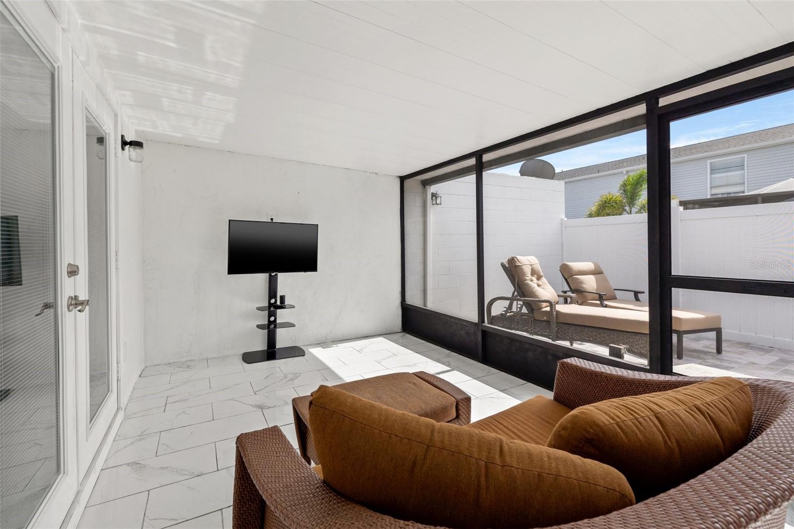 Covered patio