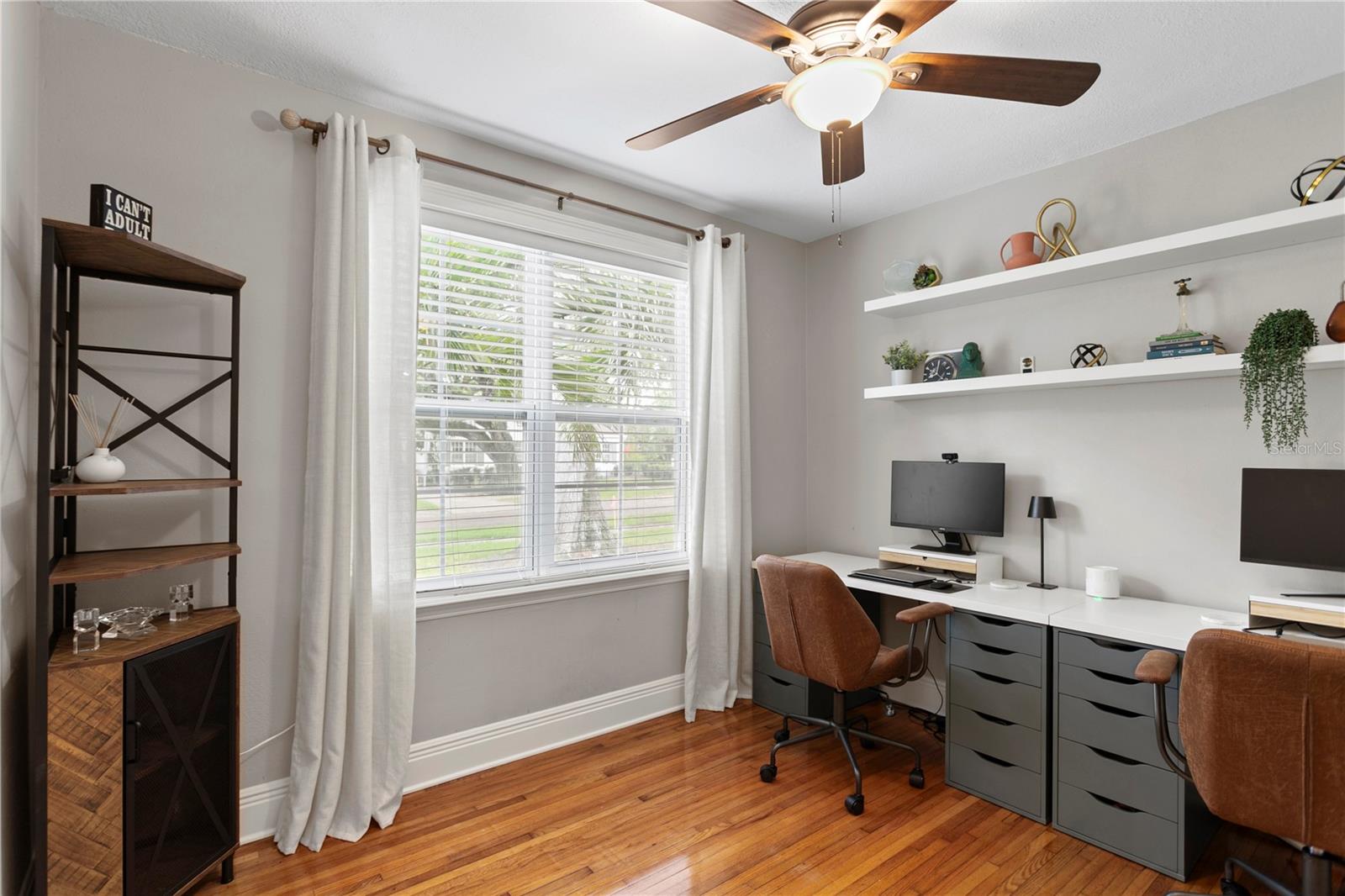 Bedroom #1 currently used as an office