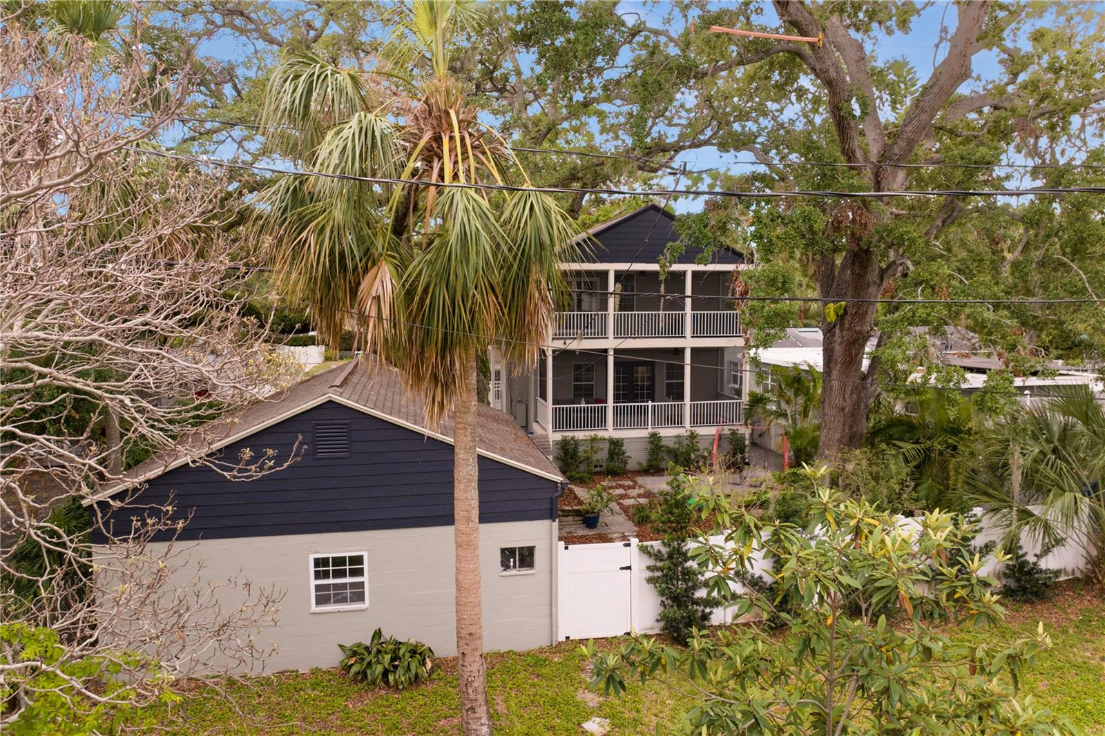 Super private with no back-yard neighbor, and flexibility to add living space above garage