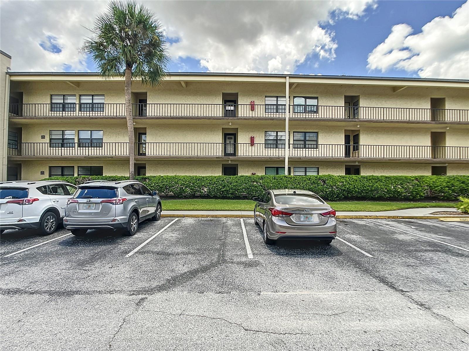 Building 3 with upfront resident parking