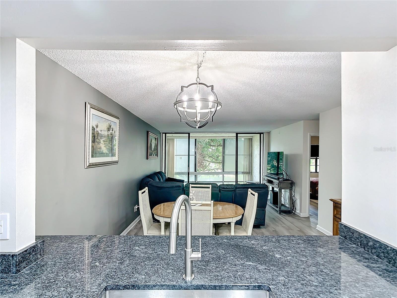Kitchen - Dining Room - Living Room