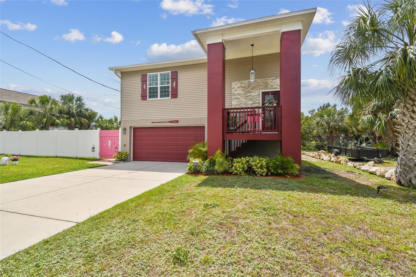 Beautiful 3 bedroom 2.5 bathroom home on the top level and extra large garage/ storage room/ workshop/ game room on the bottom level