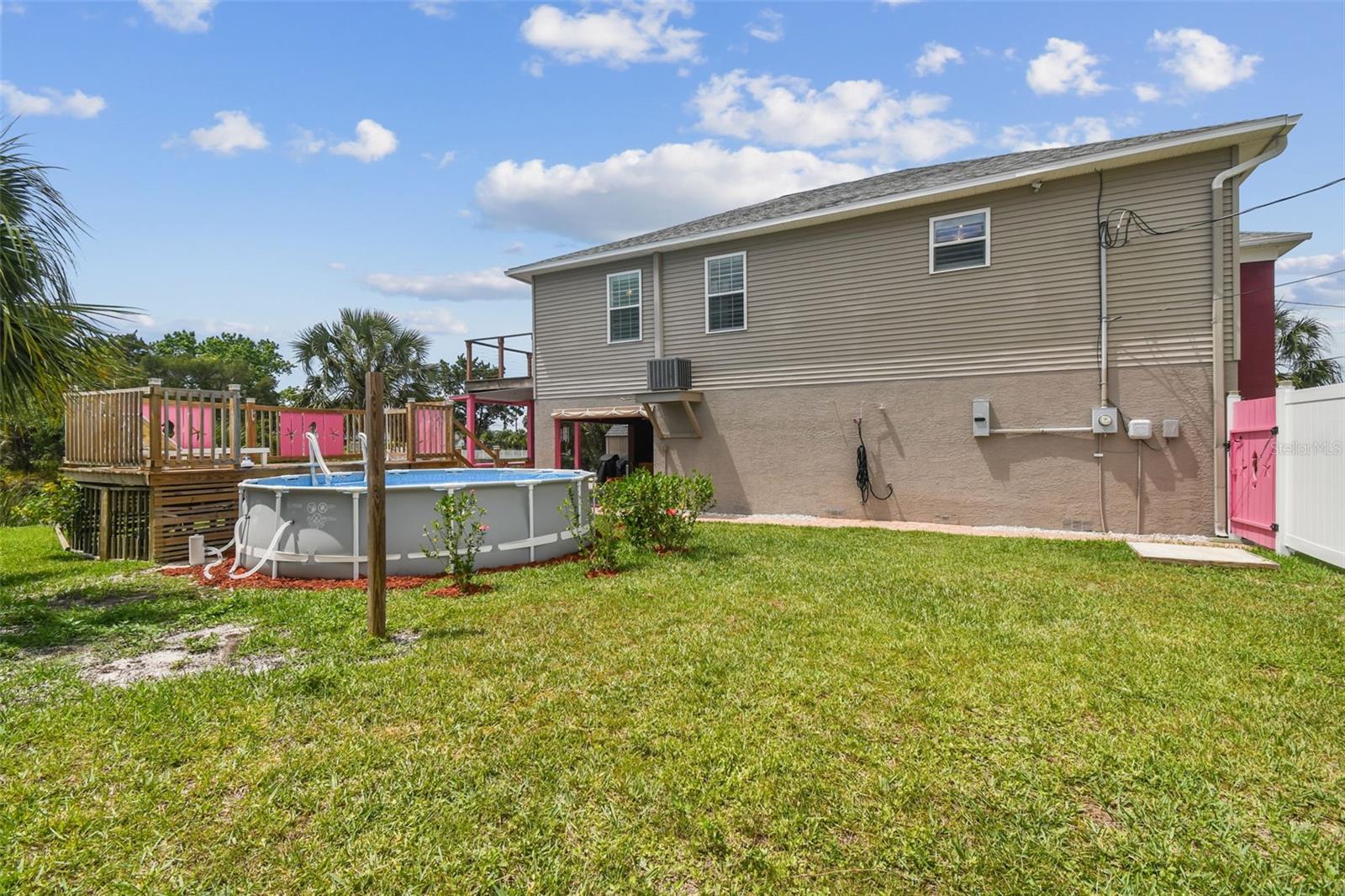 Vacant lot is deeded separately, but sold together with Single Family Residence. Vacant lot is MLS Number TB8386293
