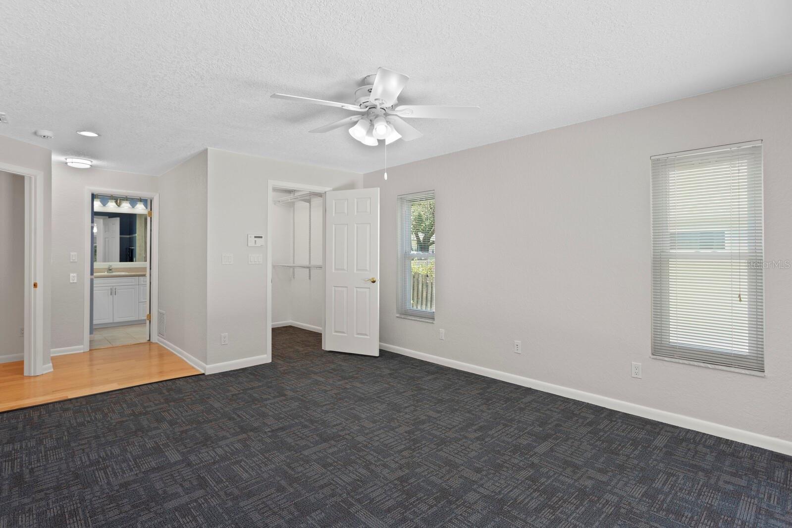 Owners Suite With Huge Walk In Closet