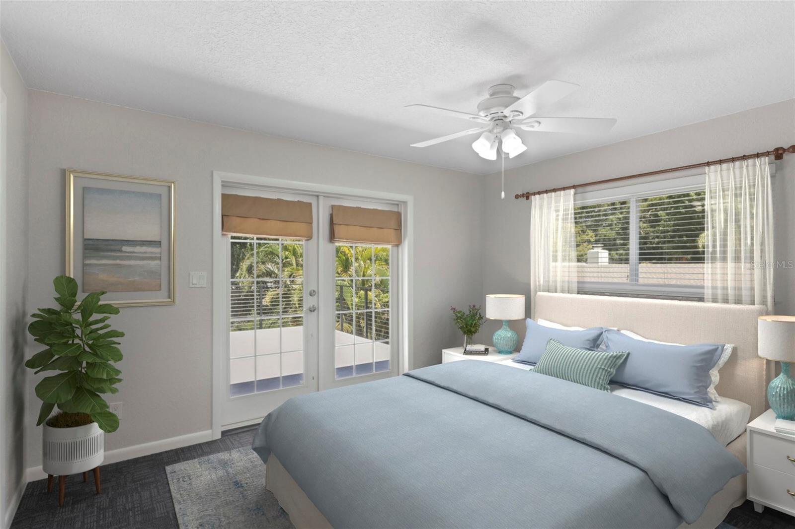 Guest Bedroom With Balcony