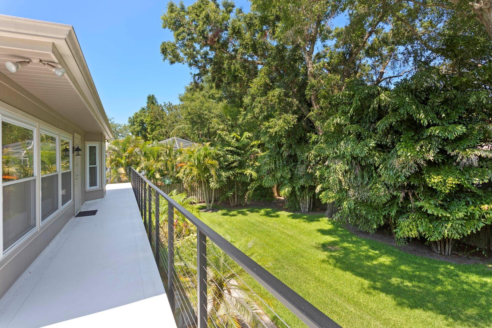Balcony Across Entire Rear Of Home