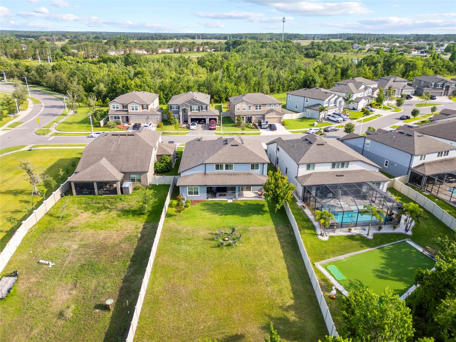 Ariel View of Back