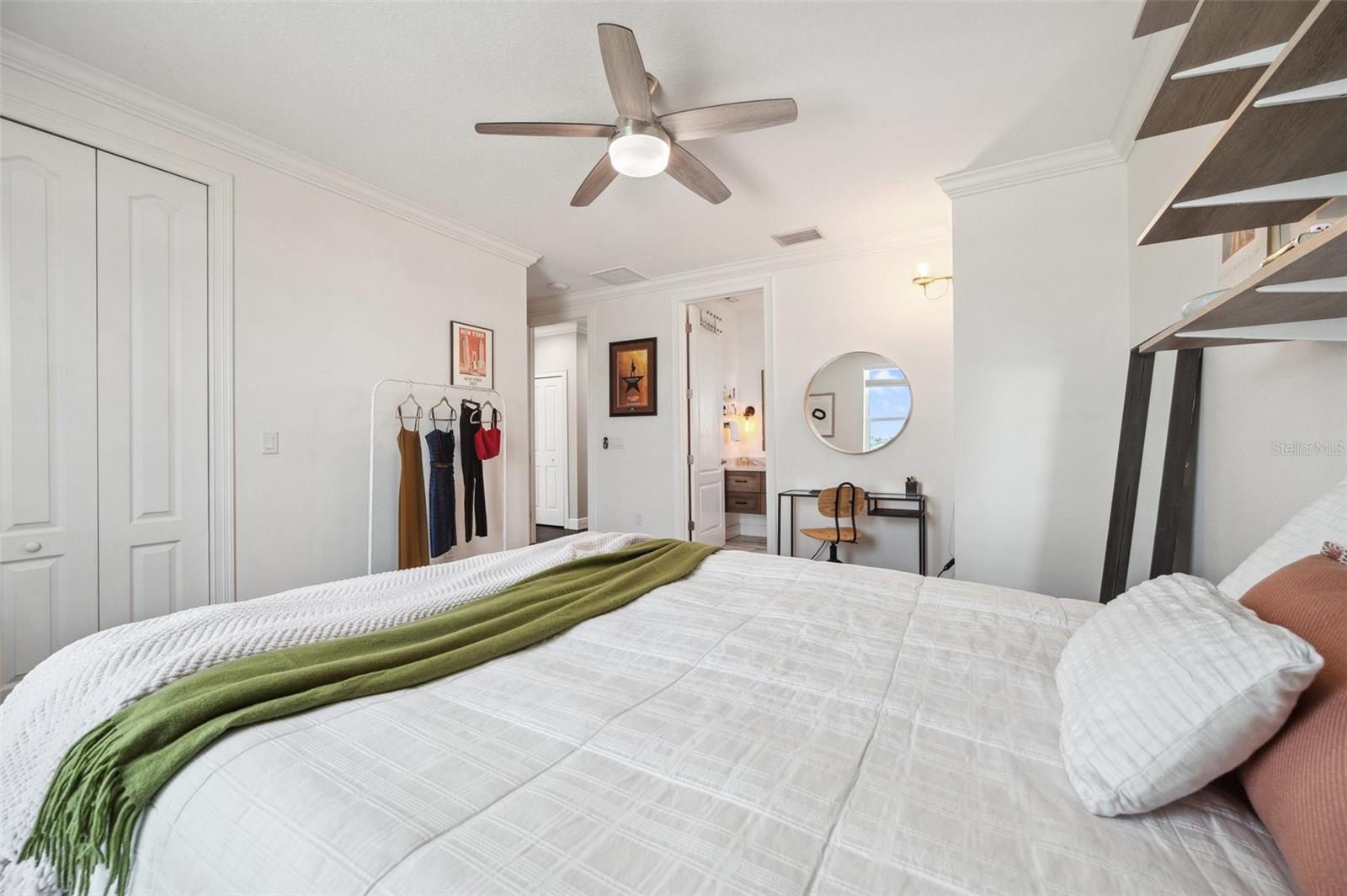 Secondary master bedroom on 3rd floor.