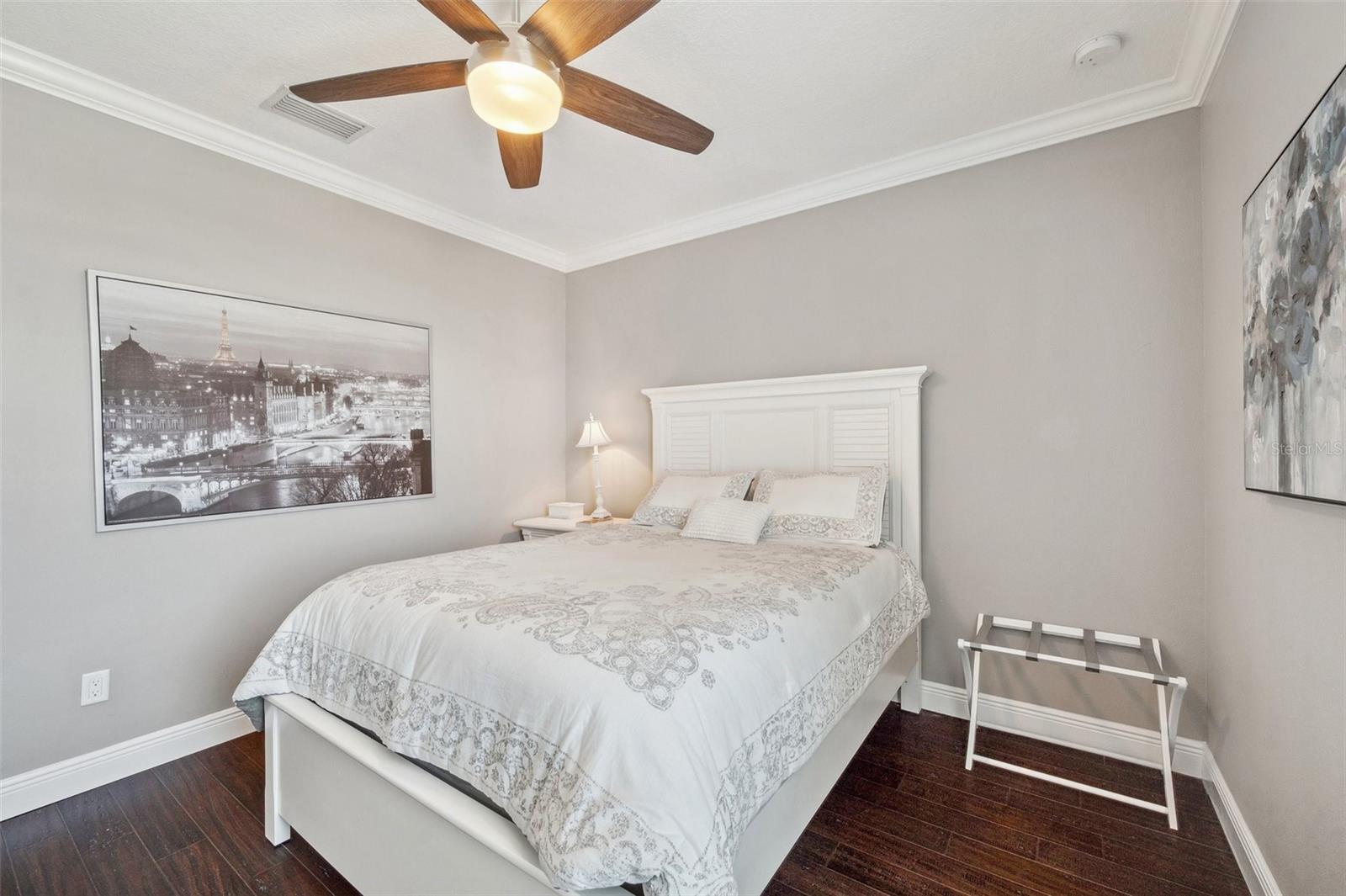 One of 3 upstairs bedrooms.
