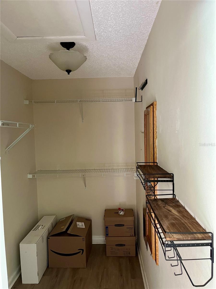 Master walk in closet